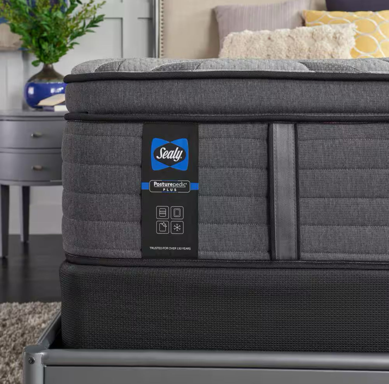 Sealy Posturepedic® Plus Satisfied
I| 14" Plush Mattress Cali king
