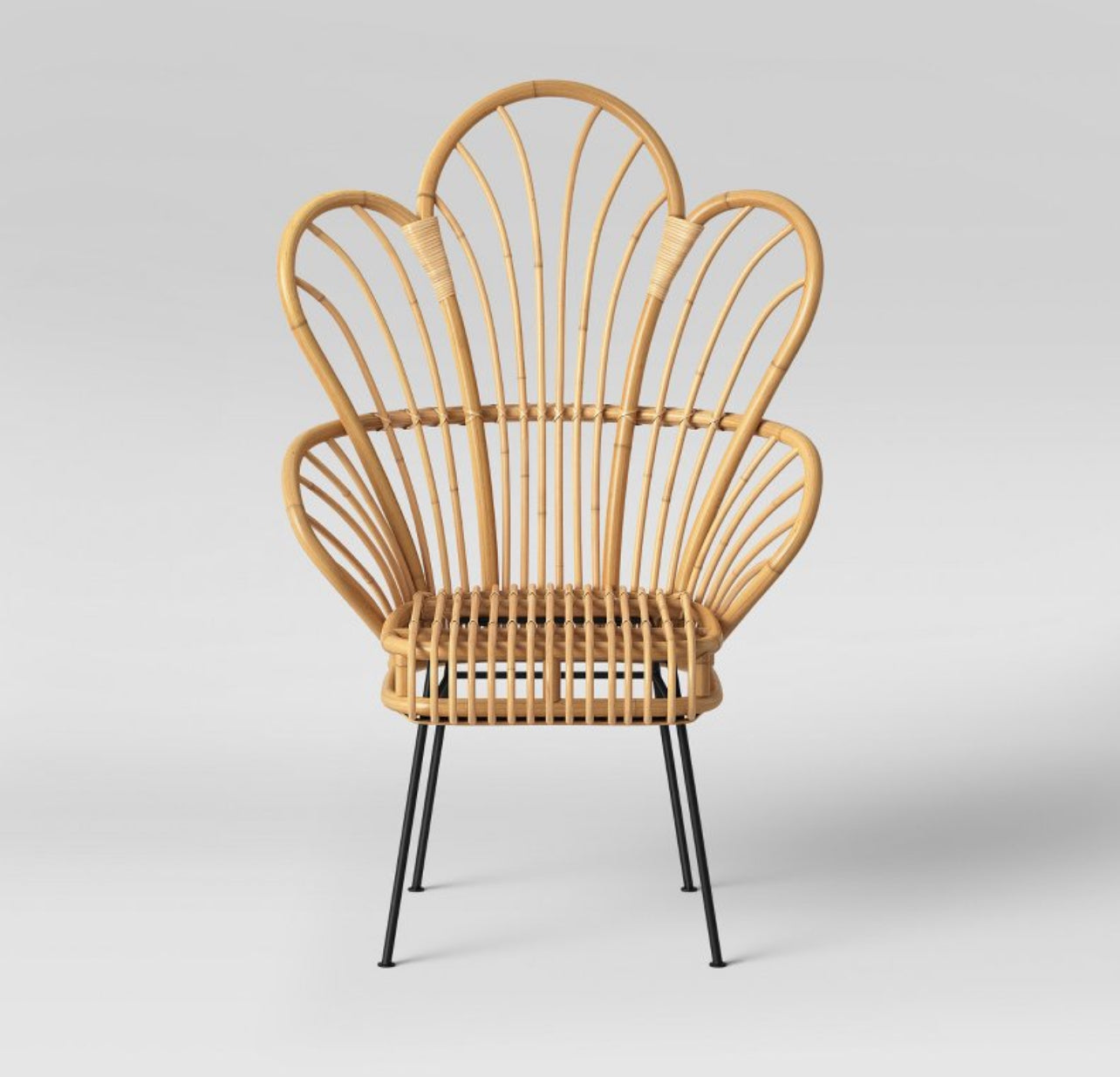 Avocet Rattan Fan Back Accent Chair - Threshold™: Bohemian Style