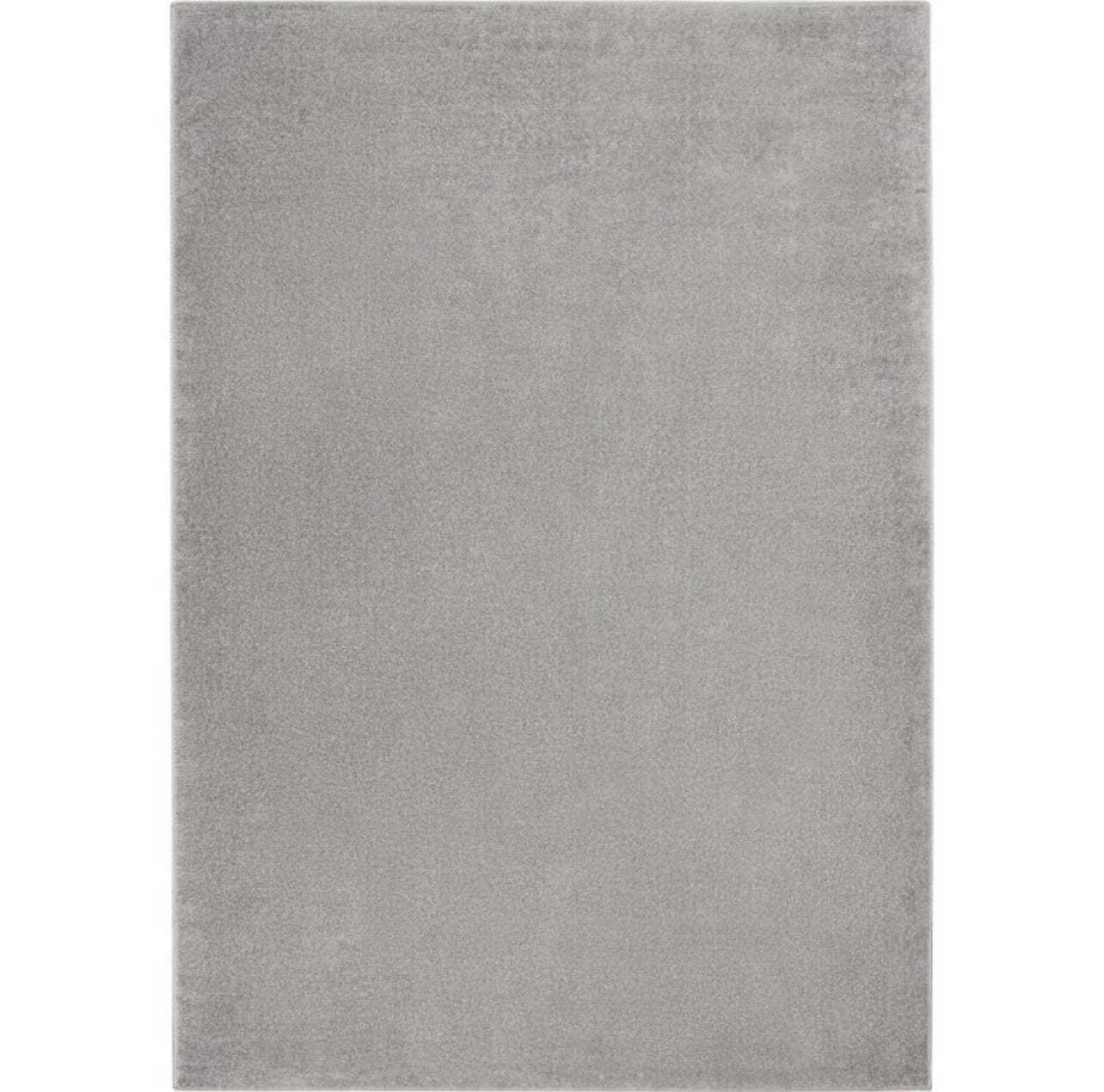 Nourison Essentials Easy Care Indoor Outdoor Area Rug - Silver Grey 5' x 8'