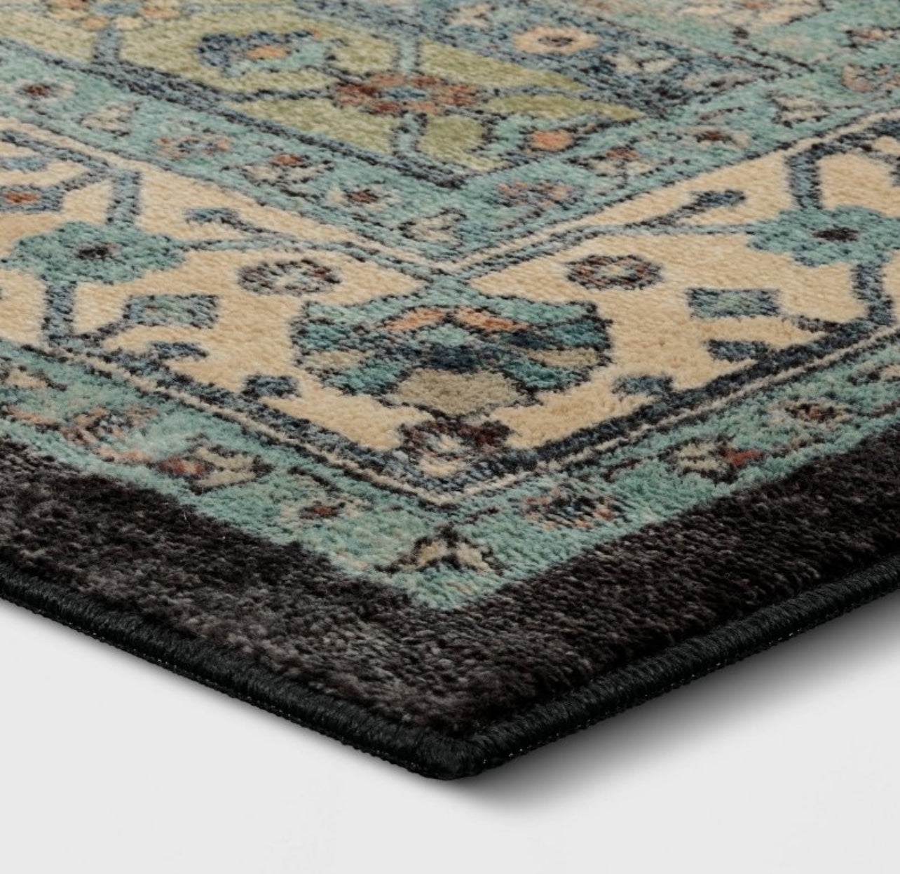 5'x7' Distressed Geometric Tufted Area Rug Gray/Green - Threshold™