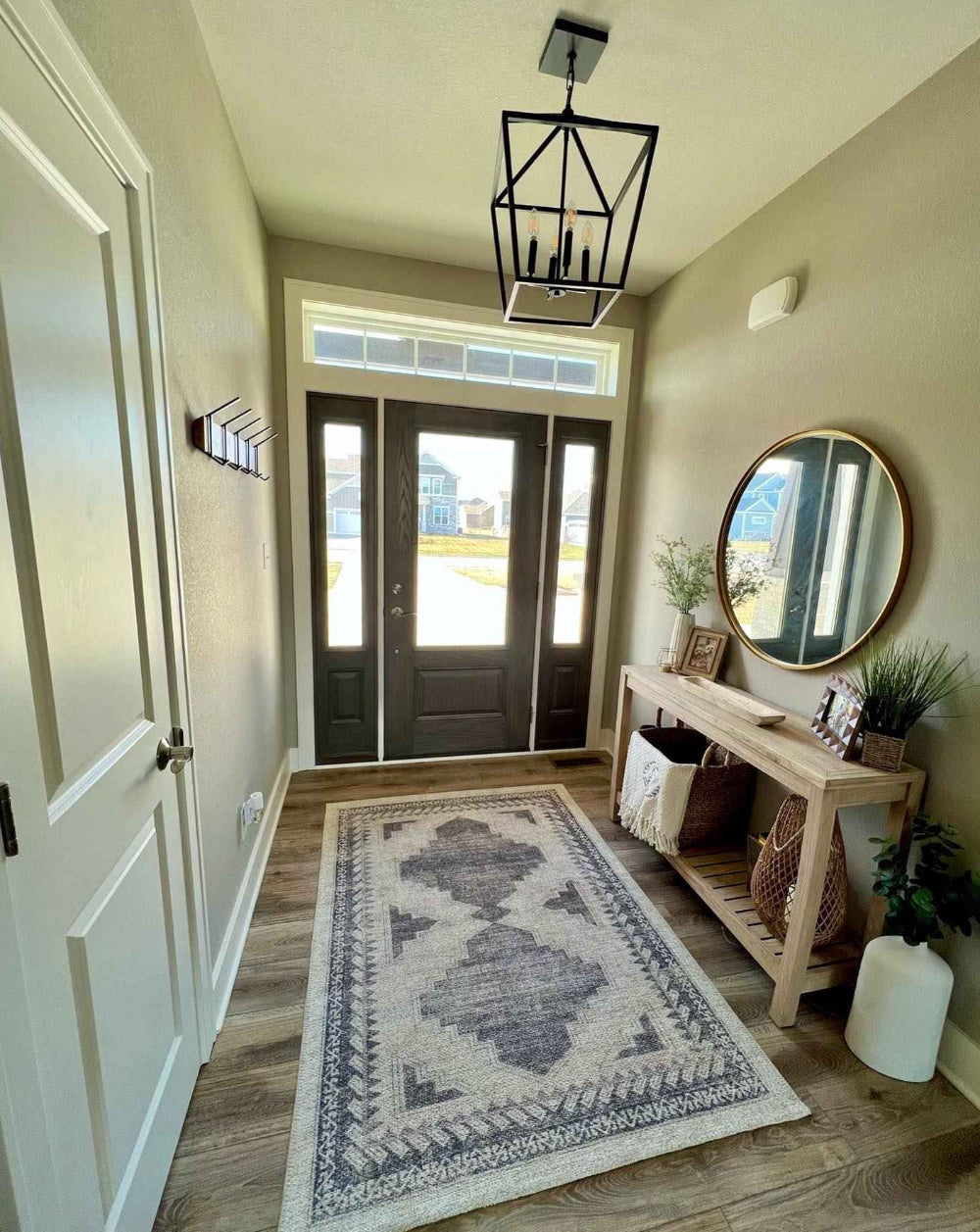 4'x6' Washable Cromwell Printed Persian Style Rug Tan - Threshold™