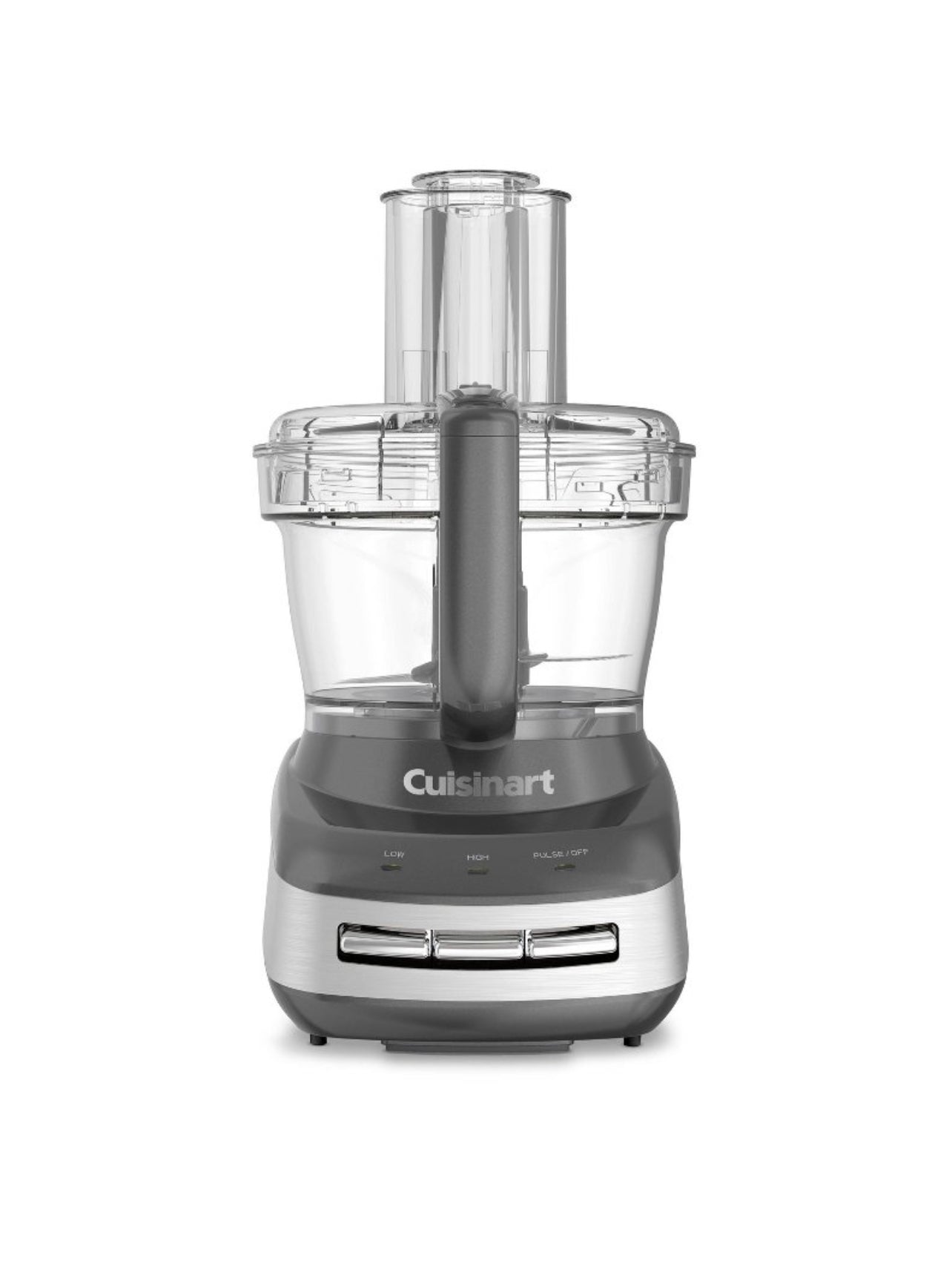 Cuisinart Core Custom 10-Cup Food Processor - Anchor Gray - FP-110AG: Stainless Steel Blades, 2-Speed, 500 Watts